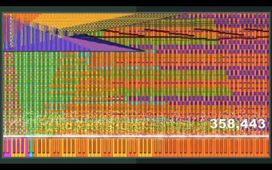 几十年的手速?黑乐谱,六百二十八万音符!