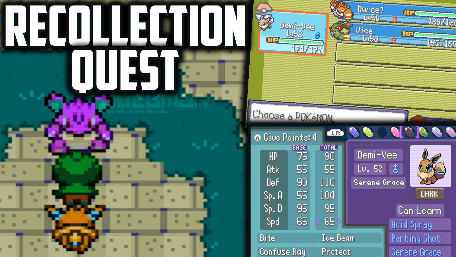 Pokemon Recollection Quest  GBA ROM Hack,你必须重新收集你的团队哈哈???短游戏但富哔哩哔哩bilibili