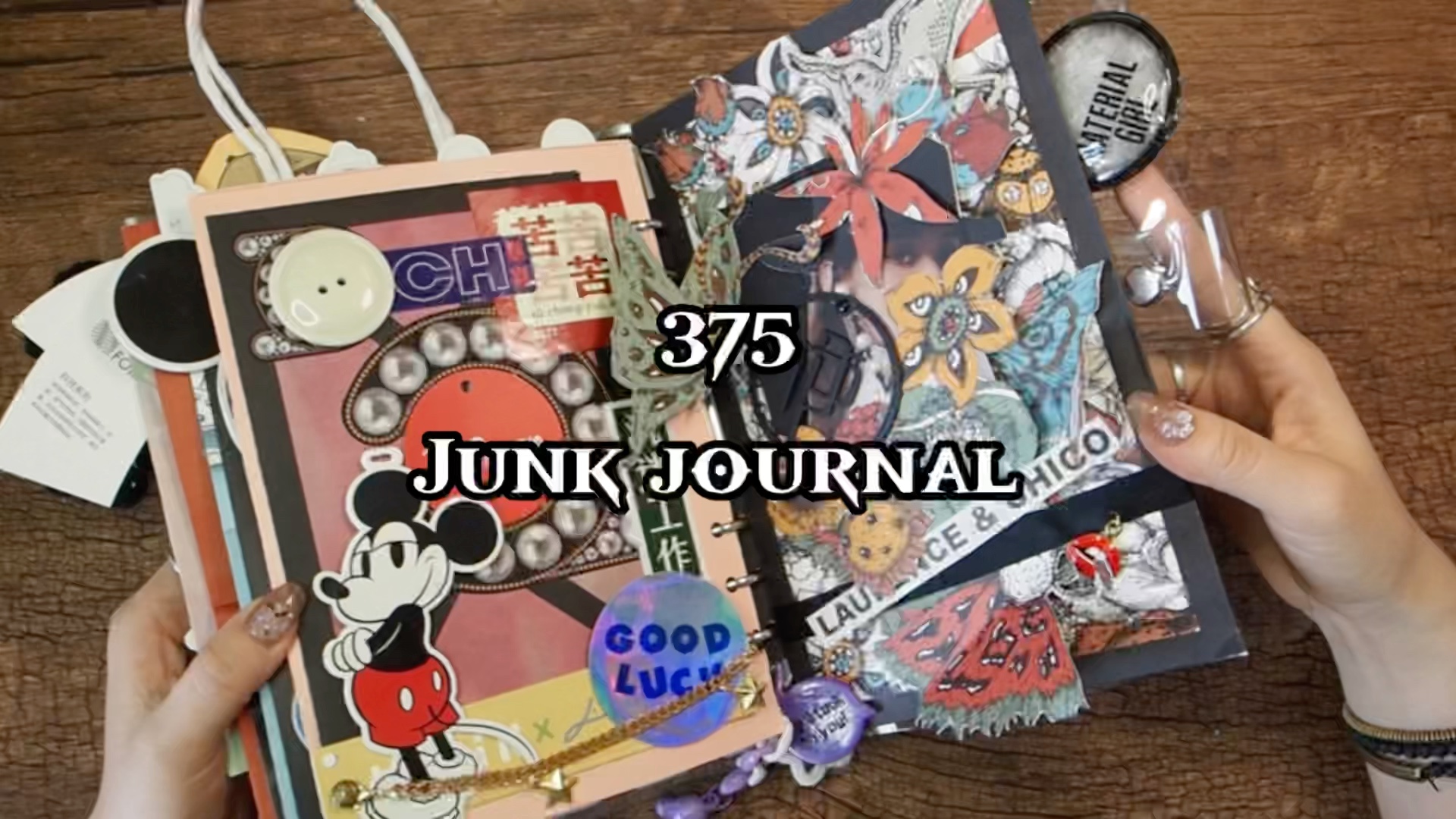 375期junk journal |生活碎片#艺术垃圾杂志#手帐日更挑战#废物利用#给你看看我的手帐#用垃圾做手帐哔哩哔哩bilibili