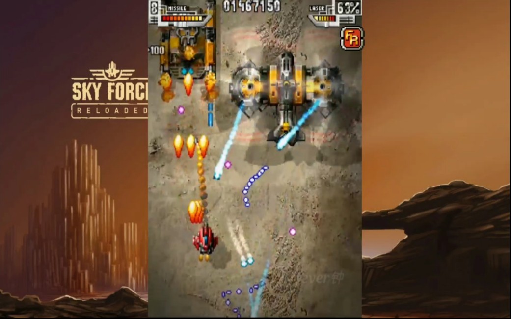 [图]【塞班/最高难度】《Sky force Reloaded傲气雄鹰重制版》最高难度一命通关之终结篇