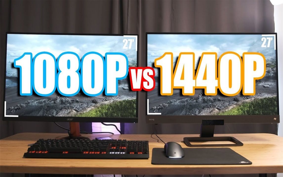 [图]1080P vs 1440P  游戏性能测试对比  GTX 1080 + i7-8700K         1080P 60帧视频