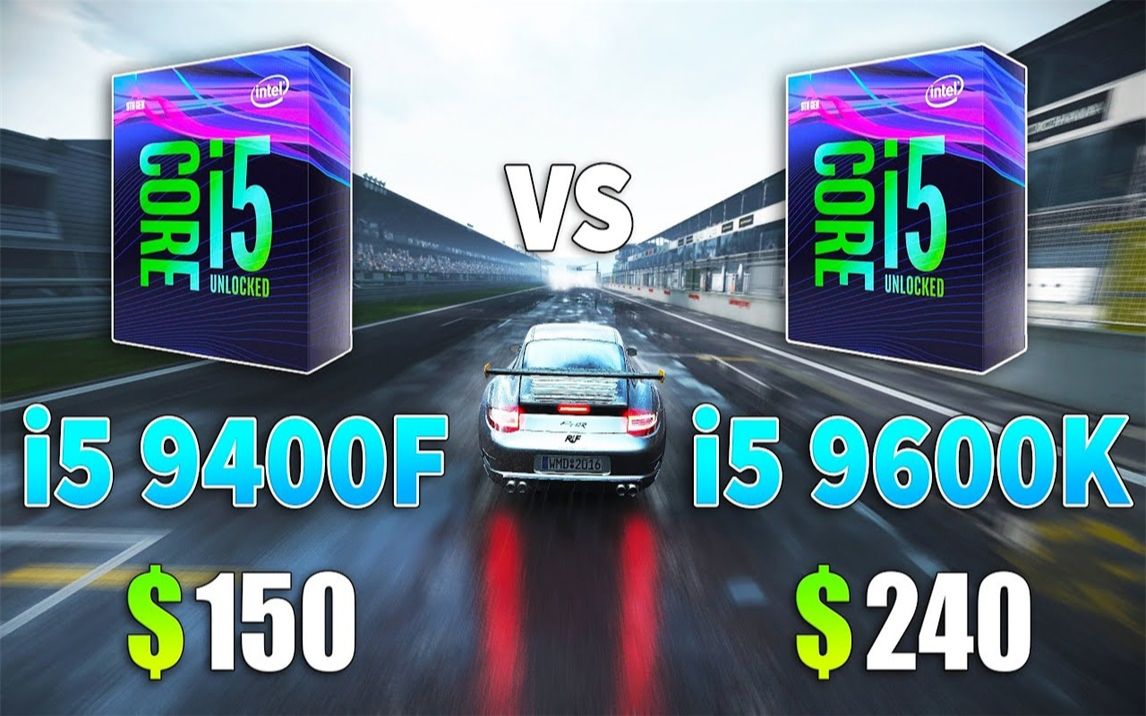 I5 9400f 3 9ghz vs i5 9600k 5ghz cpu rtx 2080 super 1080p
