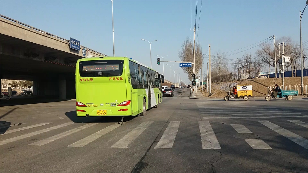 北京公交(北京八方达)829路通过公益东桥(17.1)