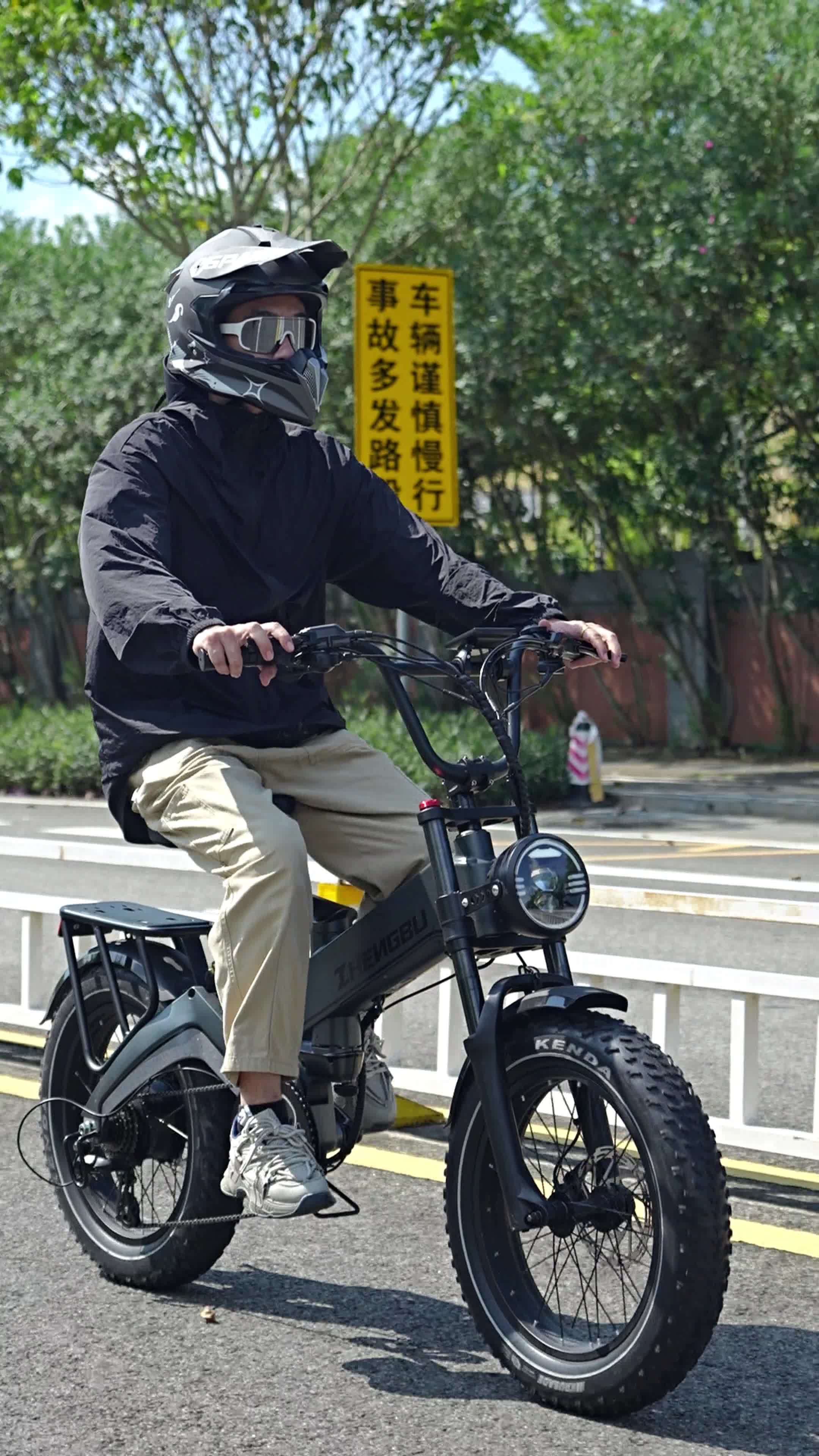 隐藏式电池超高续航折叠车骑行超过瘾,后悔没有早点入手正步k6f