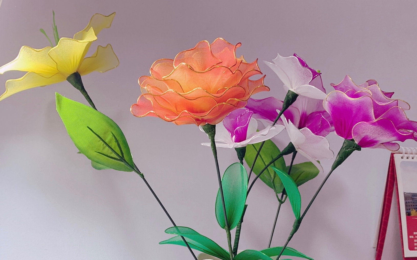 【丝网花】康乃馨(简易版)_哔哩哔哩_bilibili