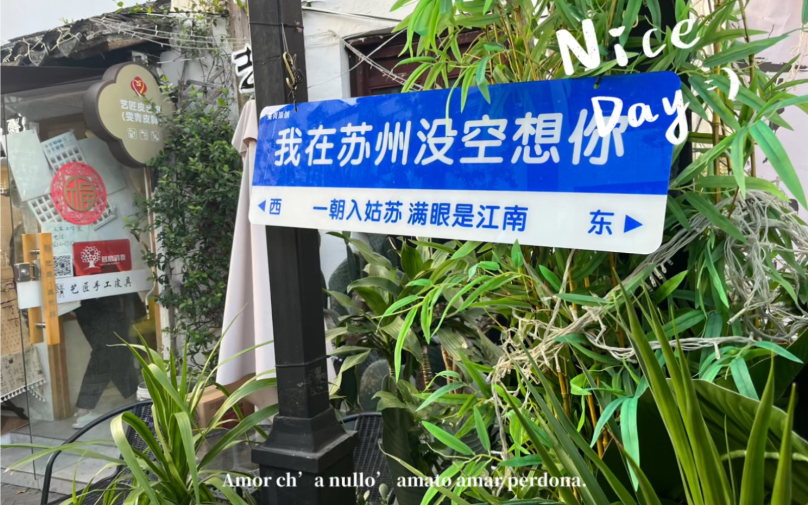 一朝入姑苏,满眼是江南.