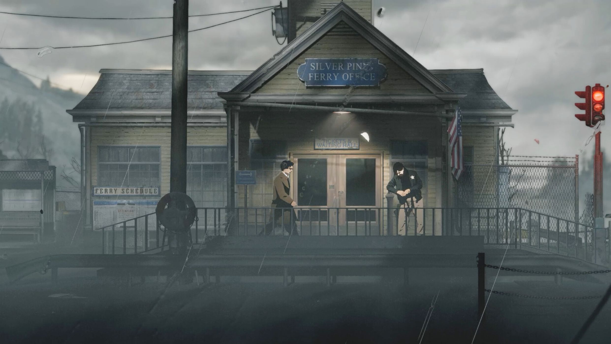 横版高质量寂静岭+生化危机风格恐怖游戏《银松镇》试玩版全收集攻略解说