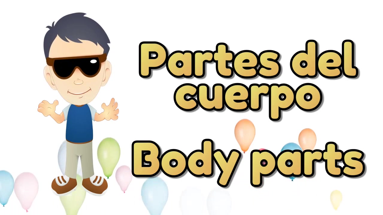 [宝贝英语|第12期]儿童英语的bodyparts- 西班牙语和英语词汇