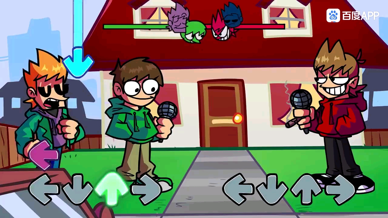 艾德和马特vs托德和tom,邻居艾德豆突然来捣乱