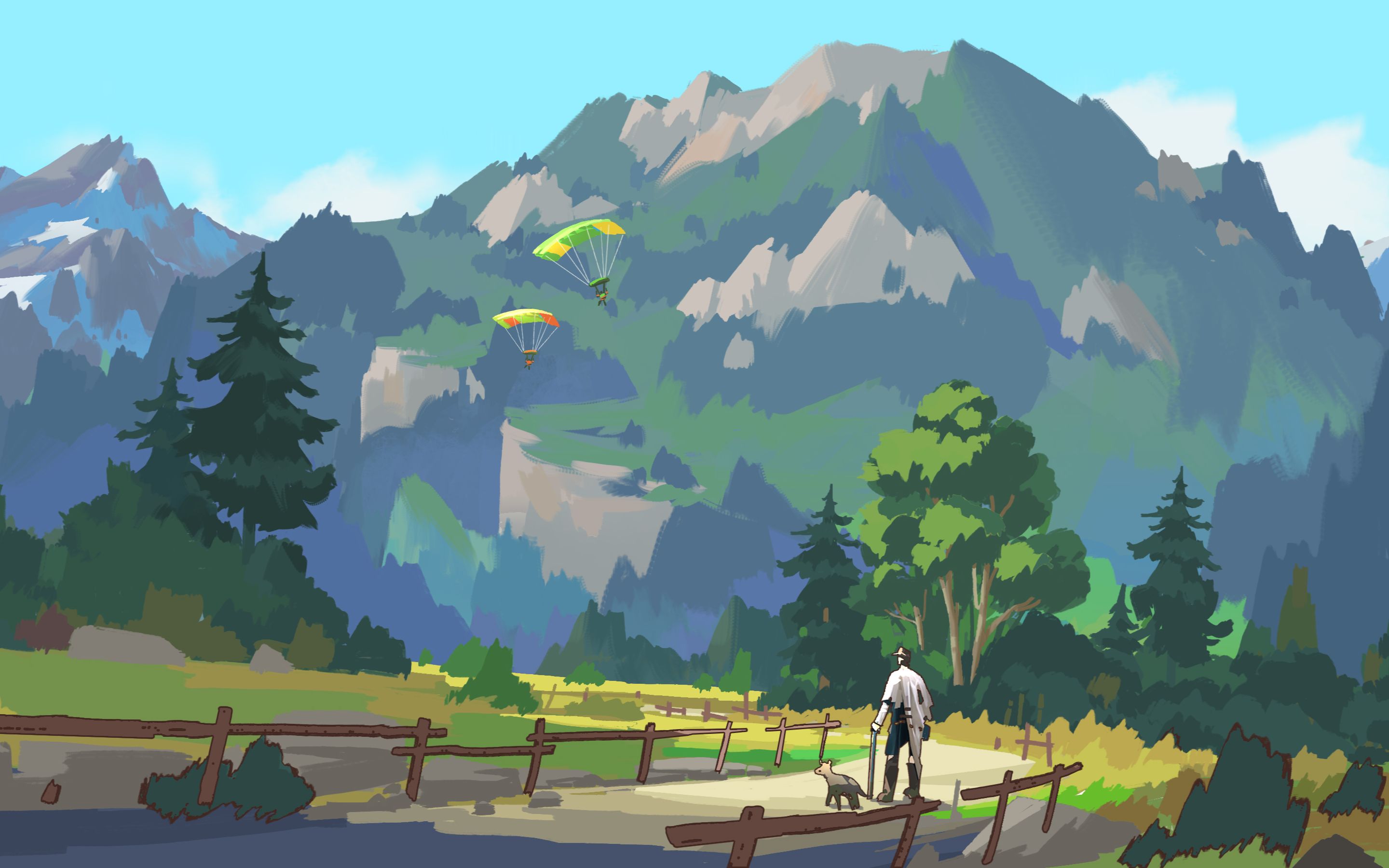 【场景速涂3】新手易学~全步骤流程