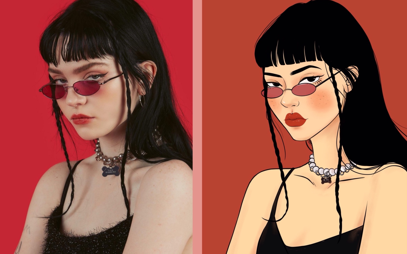 【procreate】欧美人物插画绘图过程