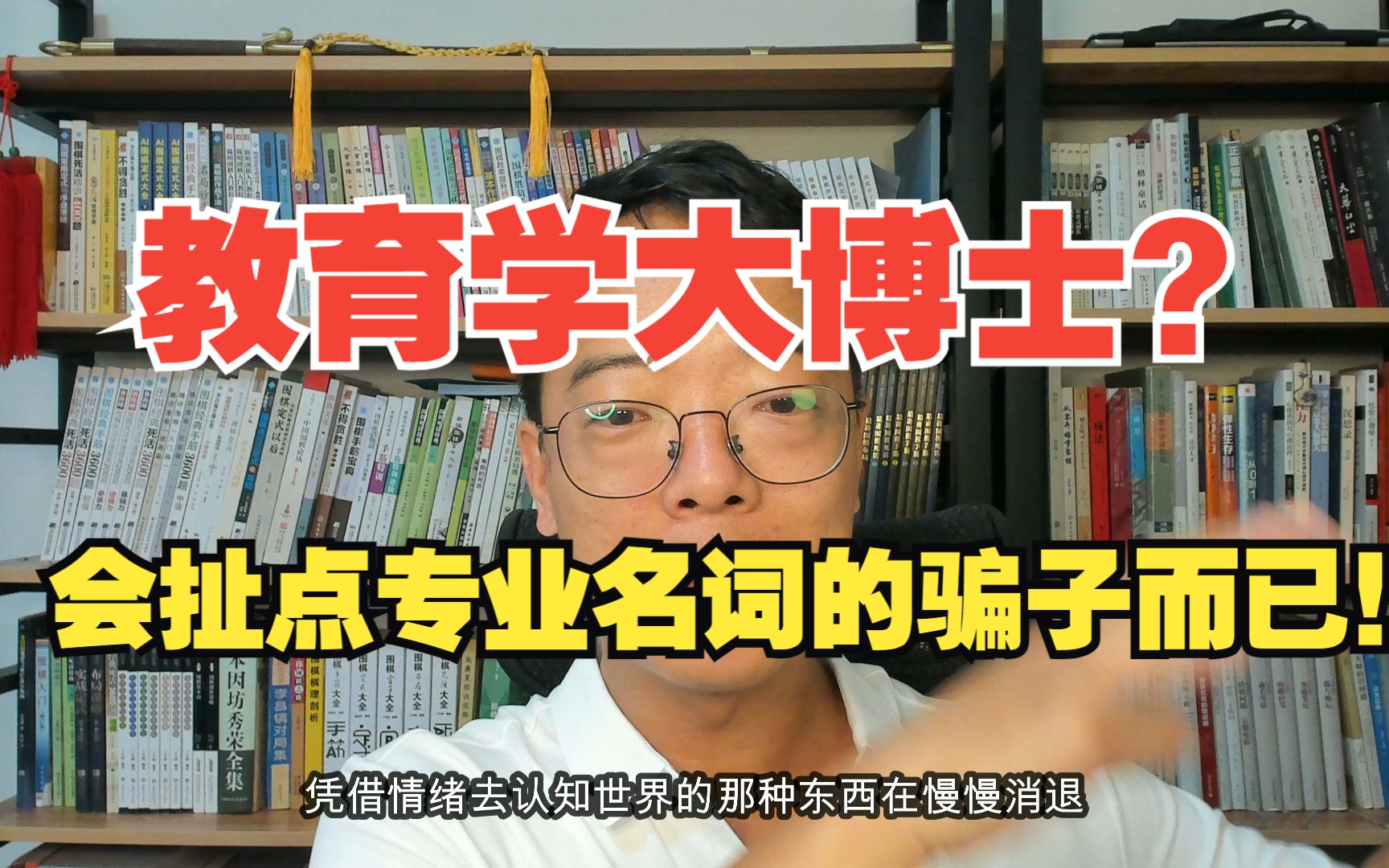 【萝卜杂谈】从教育学,心理学的教材来驳斥布鲁纳教围棋(博士教围棋),最后一次线上对线哔哩哔哩bilibili