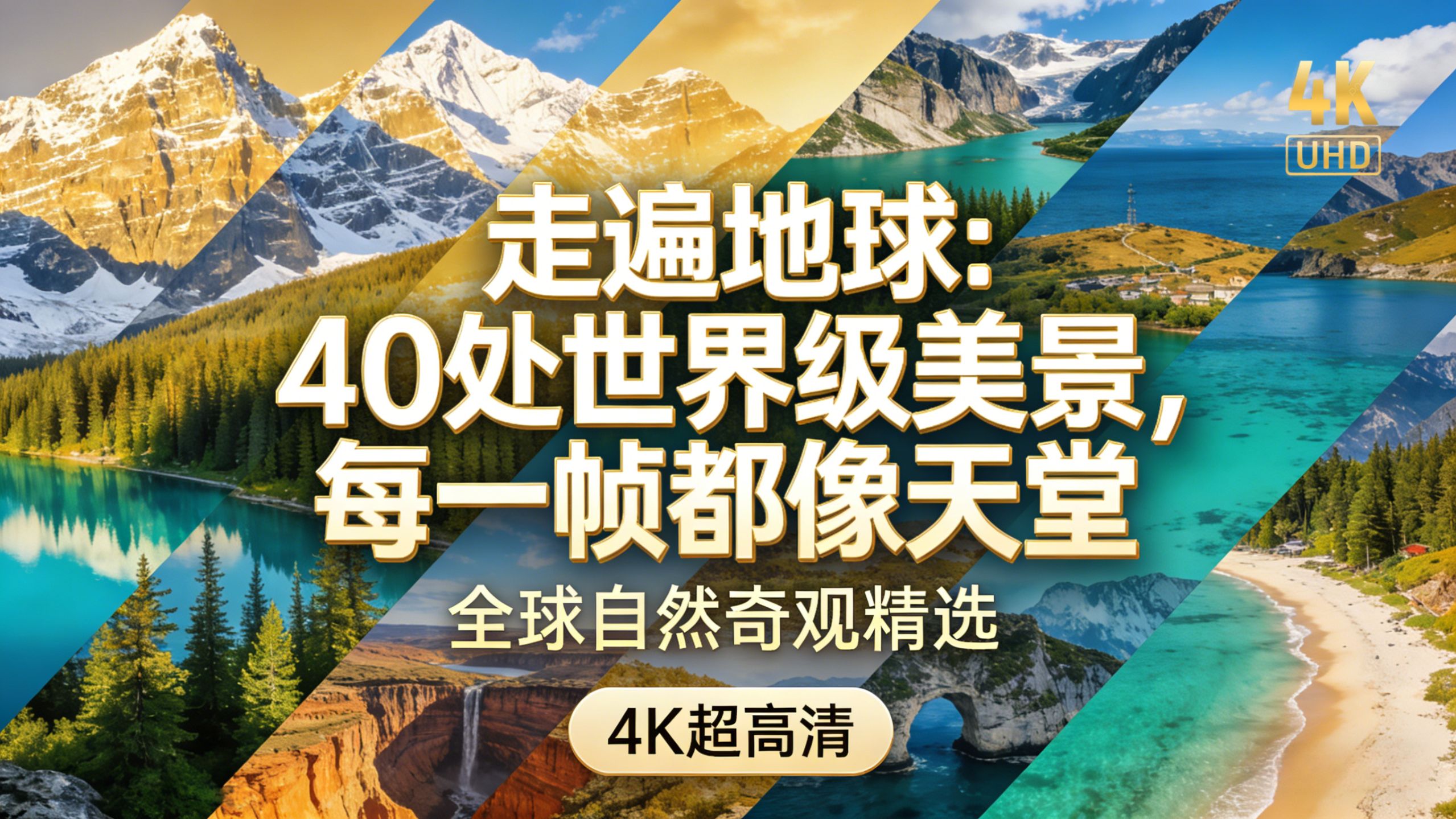 走遍地球：40 处世界级美景，每一帧都像天堂