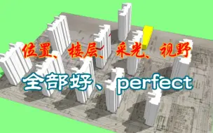 Download Video: 位置、楼层、采光、视野全部perfect！户型