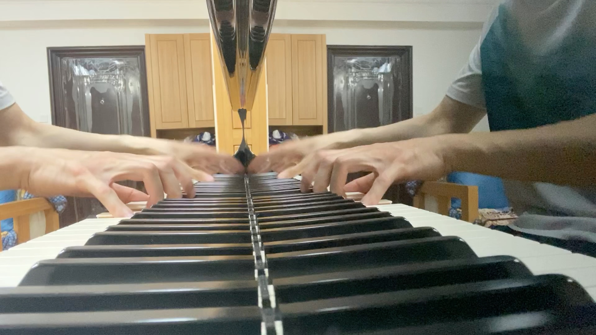 开始慢慢练习马捷帕,原版指法是唯一能够接受的指法