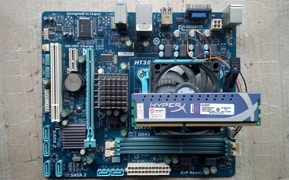 废品站25块买am3 主板和4g内存条测试amd的fx8300推土机cpu翻车不