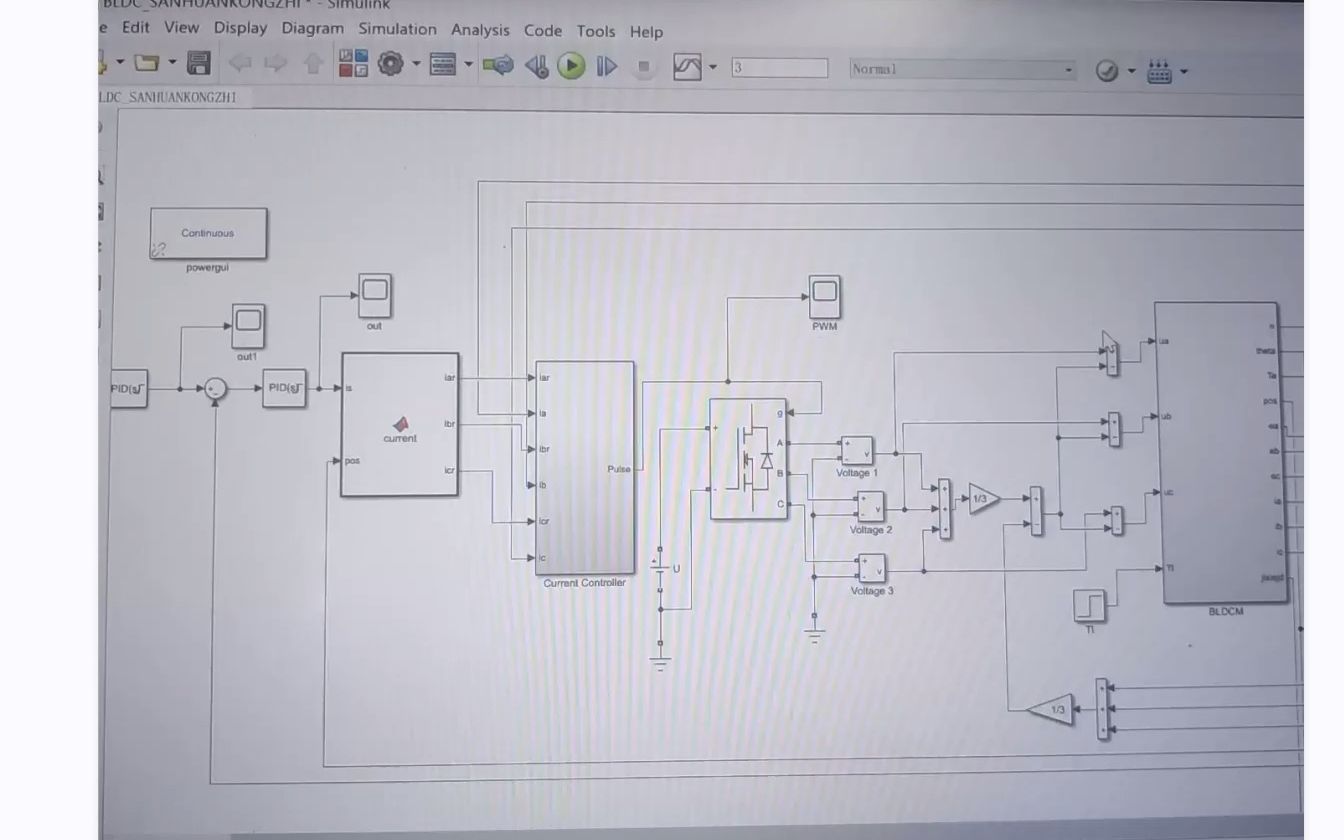 BLDC无刷直流电机三环控制,速度环,电流环,位置环/simulink哔哩哔哩bilibili
