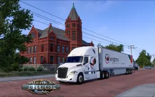 Download Video: 《美洲卡车模拟》送窗帘到堪萨斯州北边的马里斯维尔 | American Truck Simulator