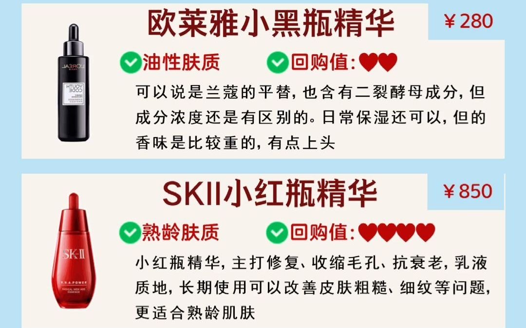 真正好用精华榜单/美白抗初老抗皱精华测评哔哩哔哩bilibili