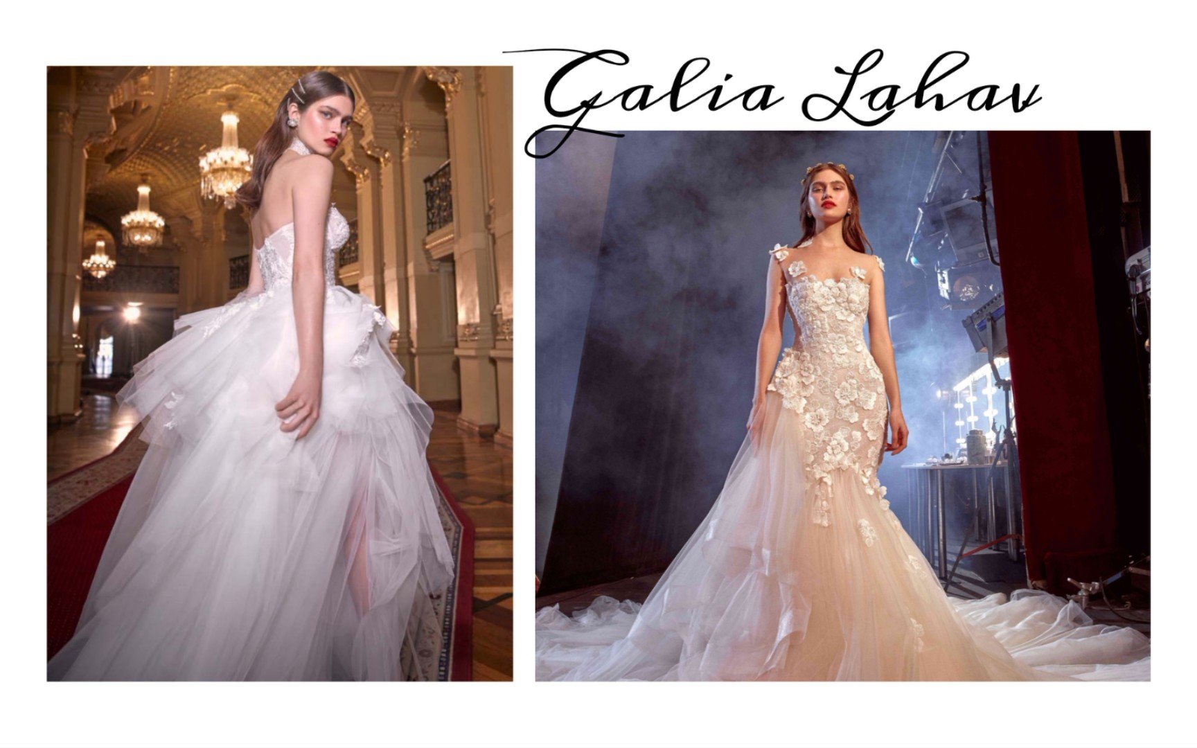 【Galia Lahav 2020/maka a scene】空灵少女嫁纱哔哩哔哩bilibili