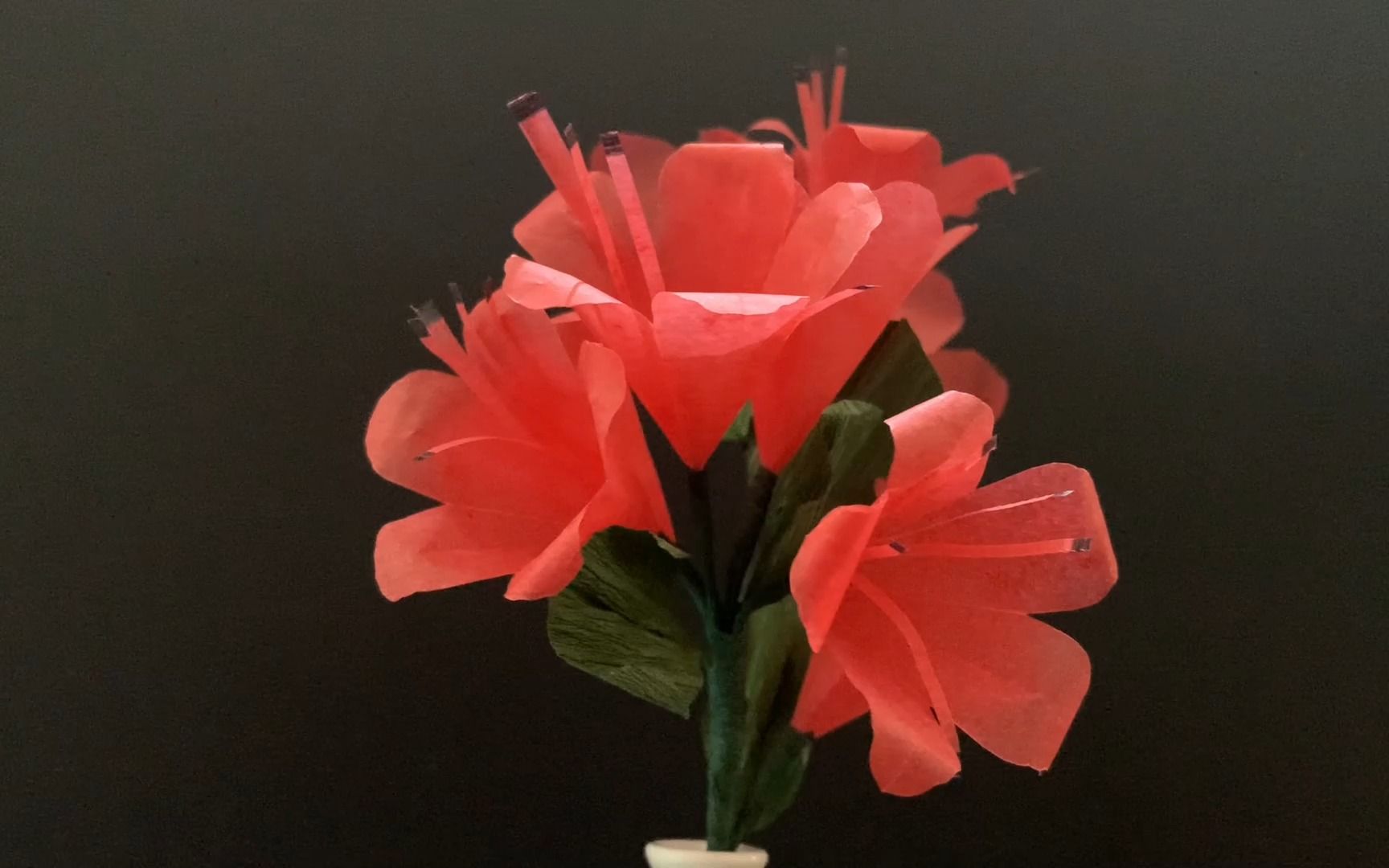 【折纸—杜鹃花】逼真的杜鹃花折纸,太美了!具详细教程!