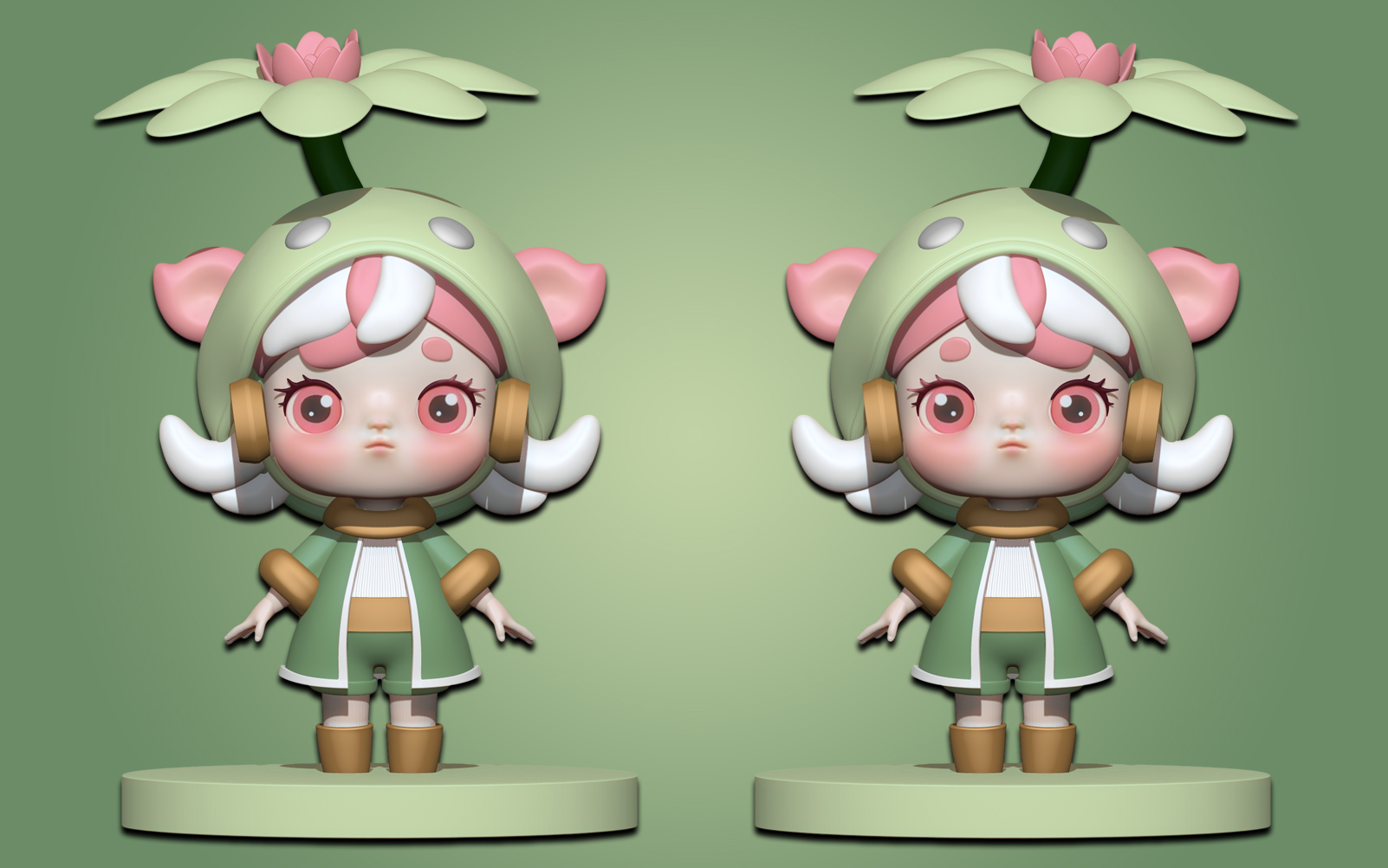 【zbrush雕刻】3小时教会你手办建模渲染全流程!