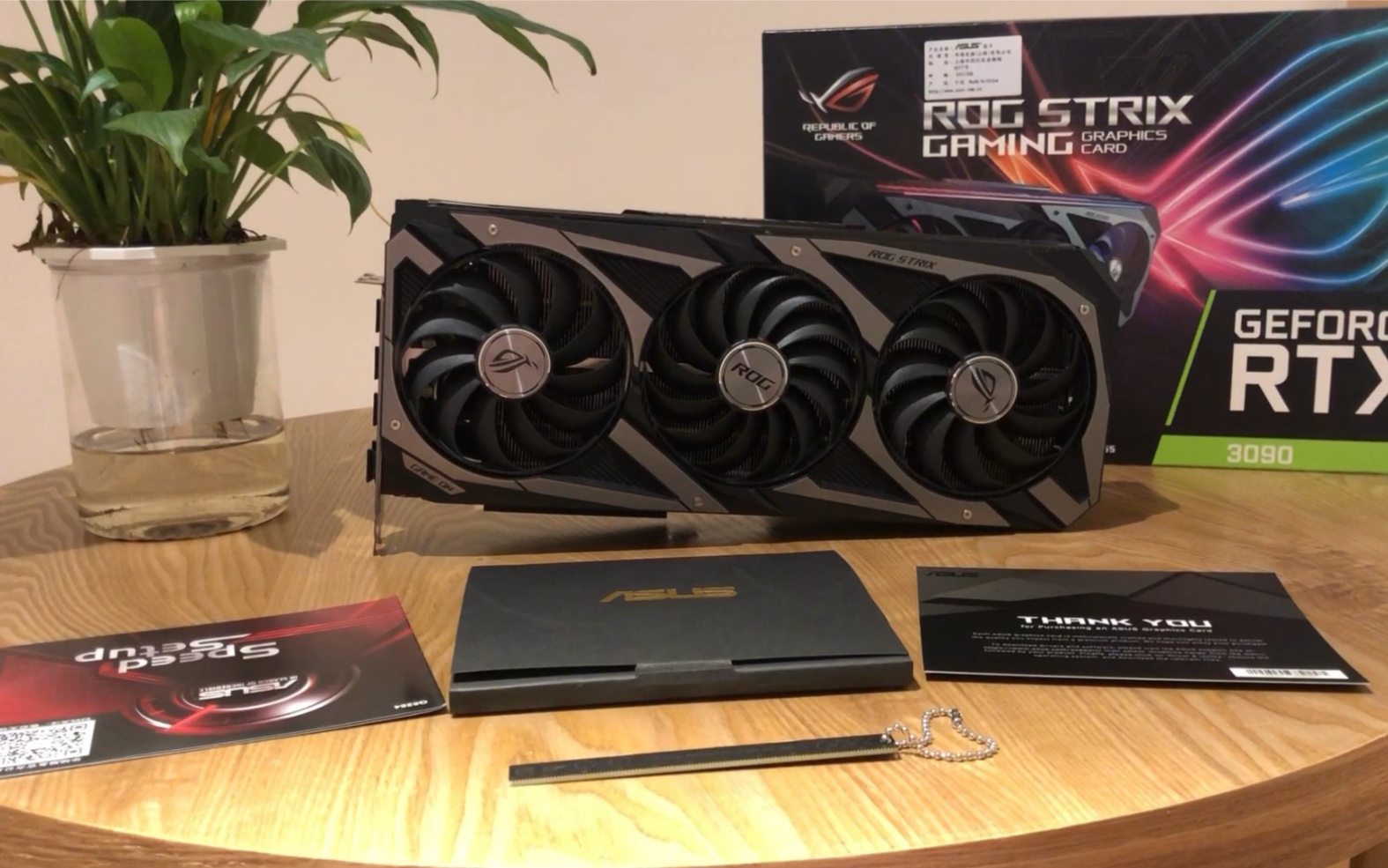 rog 猛禽 rtx 3090 o24g开箱!金融民工打工人的第一视角开箱视频