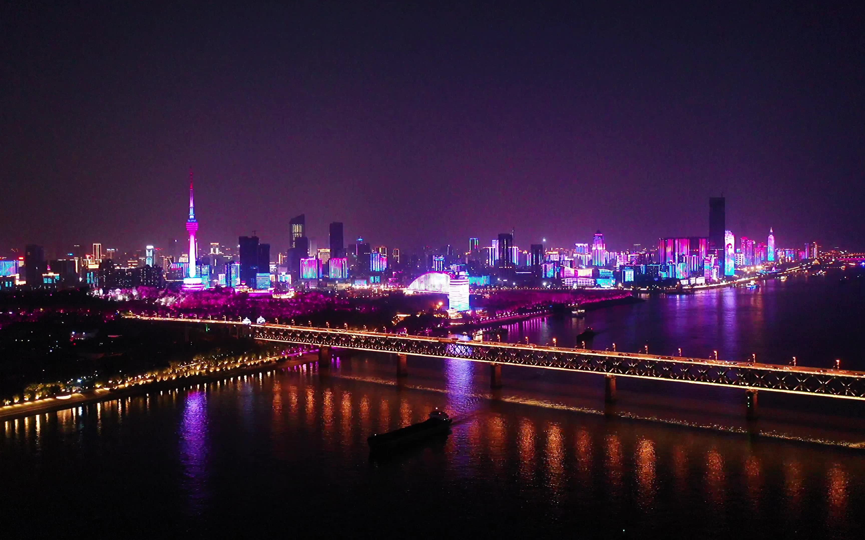 大武汉夜景航拍