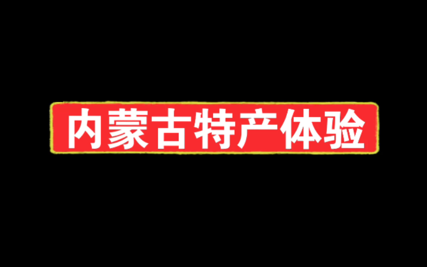 初到内蒙古特产试吃,纯品尝,非推广.哔哩哔哩bilibili