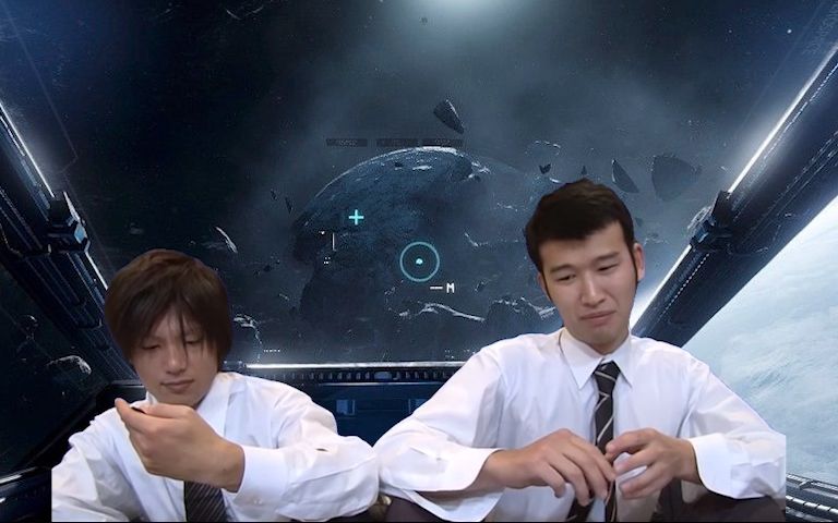 逃离地球的德川和我修院在飞船上的最后一餐