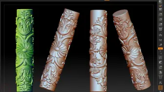 zbrush2021龙柱制作讲解