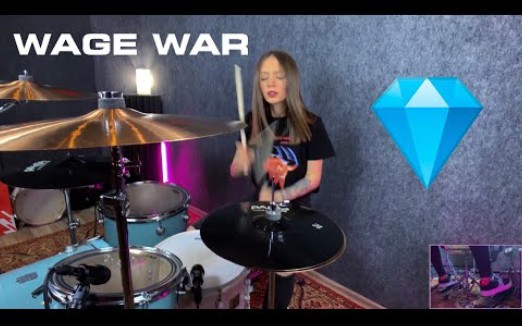 [图]【鼓手翻奏】Wage War - Low - Drum Cover by Kristina Rybalchenko