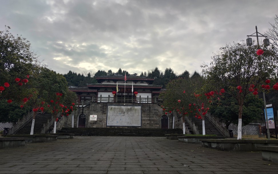 罗江白马关,金牛古道点将台庞统祠历历在目,三国场景犹在眼前_哔哩哔