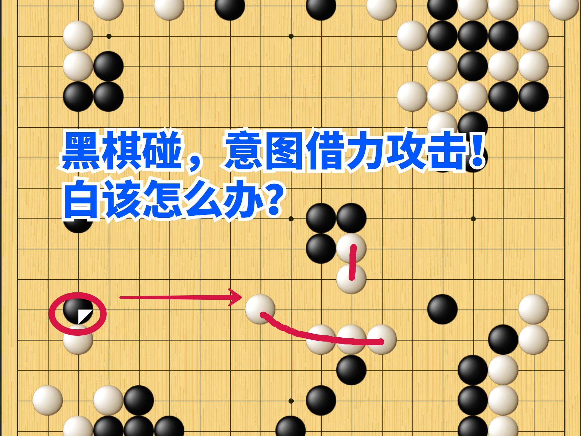 围棋野狐中段示范对局(16):优势下的棋怎么才能安全运转?哔哩哔哩bilibili