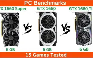 Download Video: GTX 1660 Super vs GTX 1660 vs GTX 1660 Ti （i7 8700K 5.0Ghz）