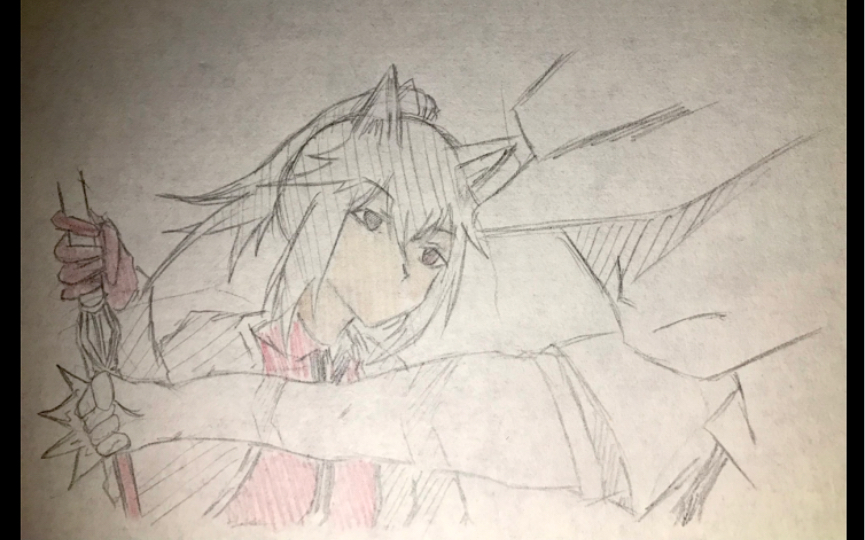 活动作品明日方舟描改动画德克萨斯texas意志