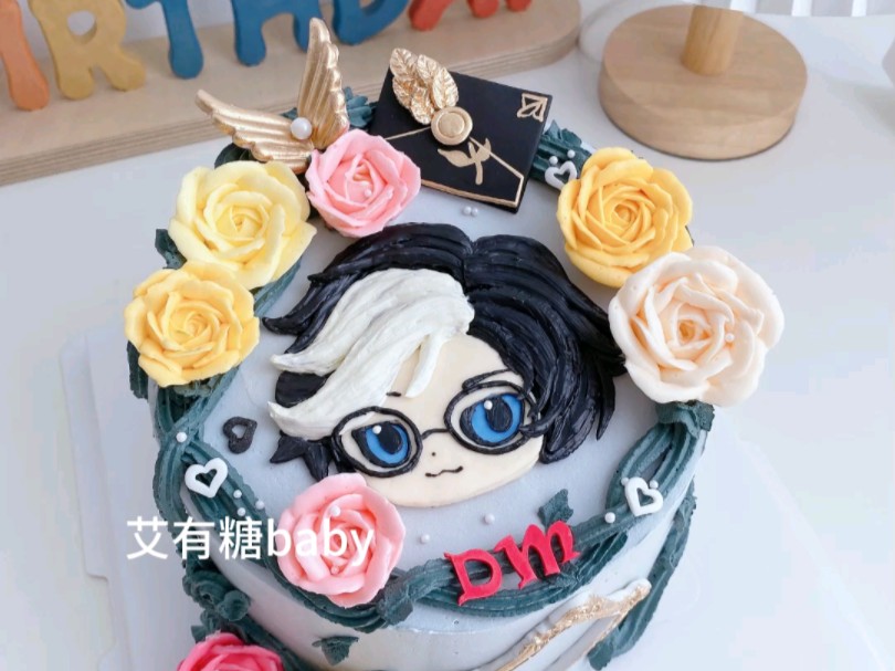 第五人格摄影师约瑟夫二次元痛糕 二次元手绘游戏痛糕 沉浸式做蛋糕