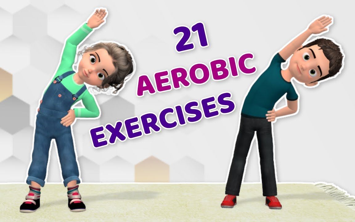 21项儿童室内有氧运动(AEROBICS FOR KIDS – 21 INDOOR EXERCISES)哔哩哔哩bilibili