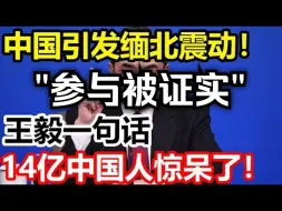 下载视频: 中国参与被证实！王毅一句话，引发缅北震动，缅军、同盟军纷纷表态！14亿中国人 惊呆了！