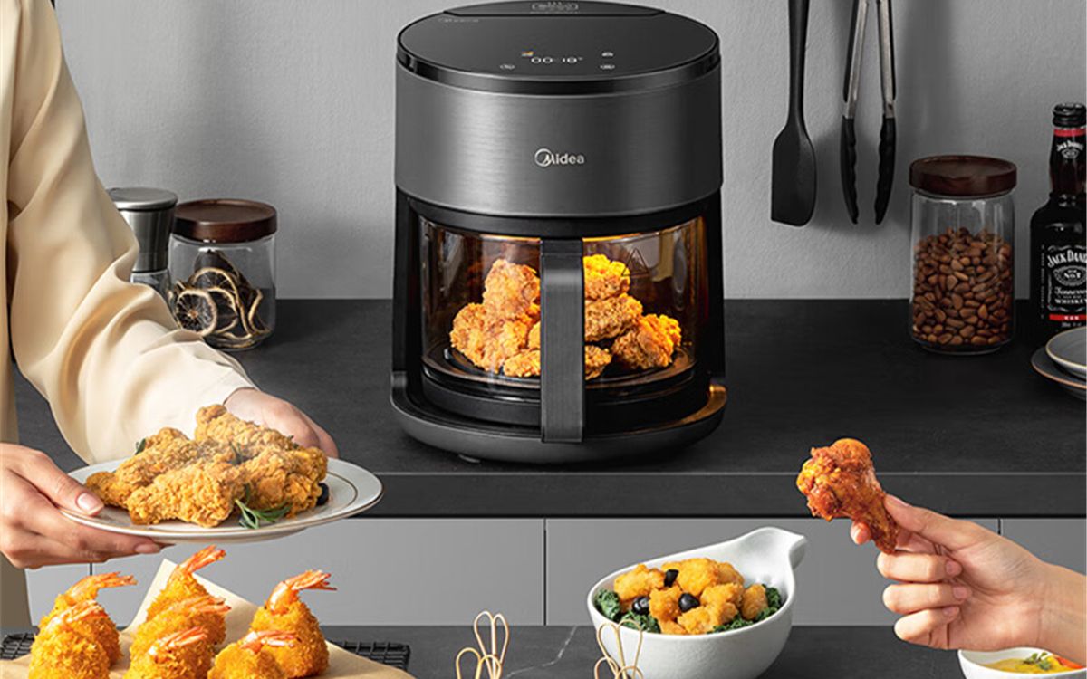 5l 家用空气炸锅可视 多功能 蒸汽嫩烤一体 智能云操作 超嫩力