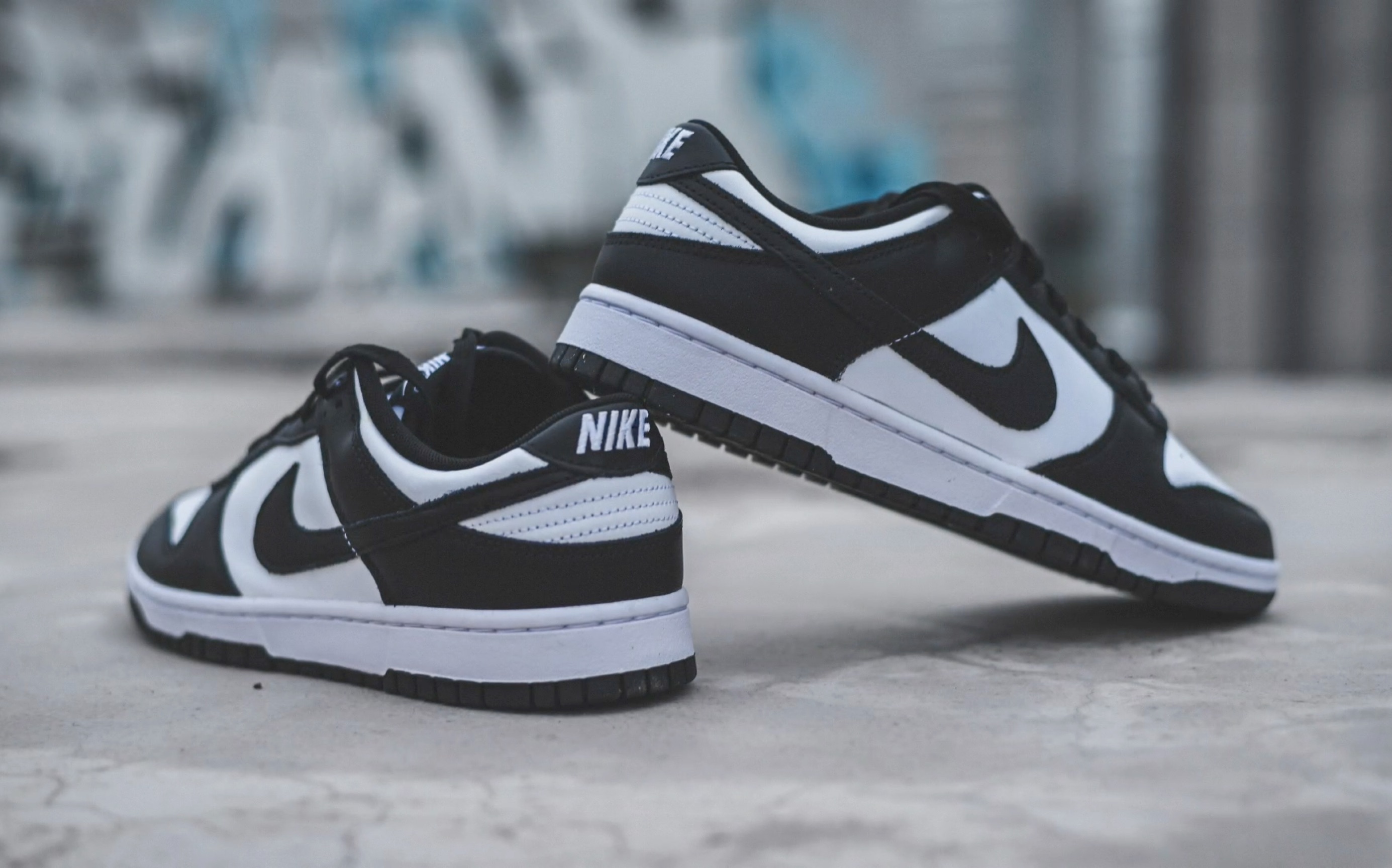 【上脚】Nike Dunk Low Retro (黑白熊猫)哔哩哔哩bilibili