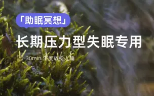 Download Video: 【长期压力型失眠专用】小睡眠王牌助眠冥想 | 30min深度放松入睡 | 大脑🧠睡前练习