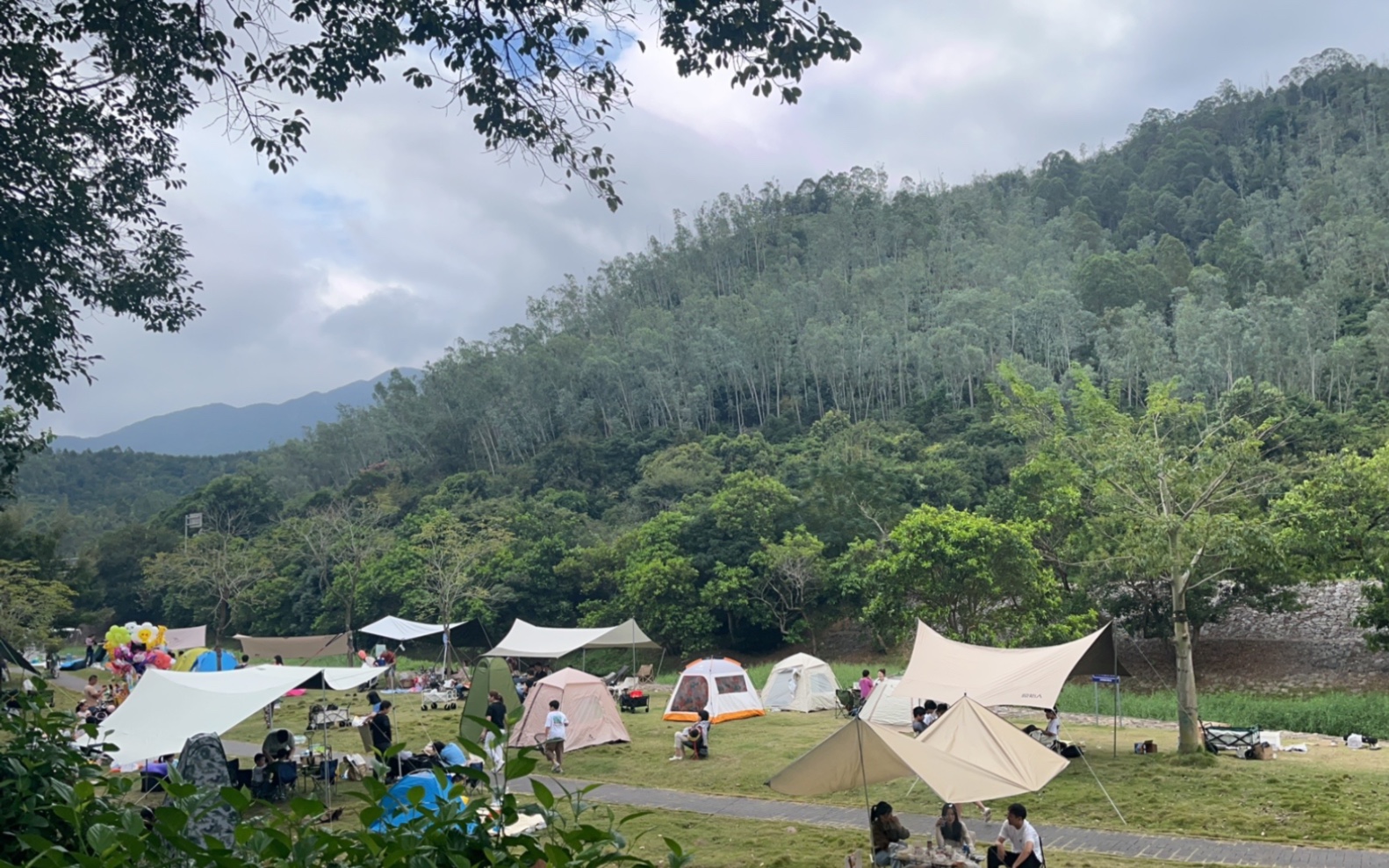 发现深圳一个好去处,野外露营基地,野外烧烤火锅,自带设备,三五好友遛娃地哔哩哔哩bilibili