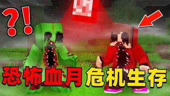 Video herunterladen: 我的世界：超级恐怖血月降临，我们如何在夜晚生存下去？