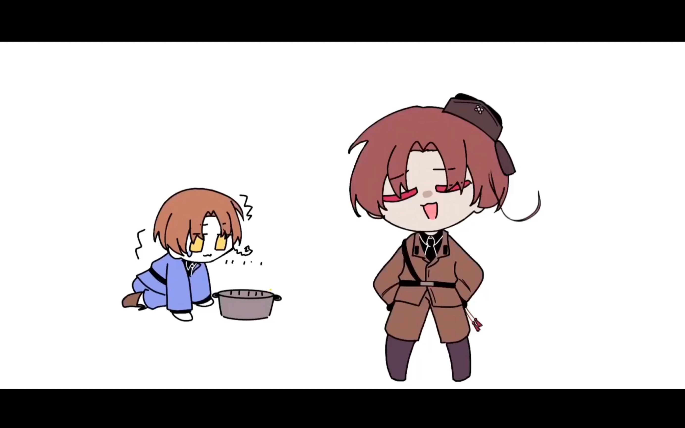 【aph/黑白伊】pasta被莫名换成死扛了!