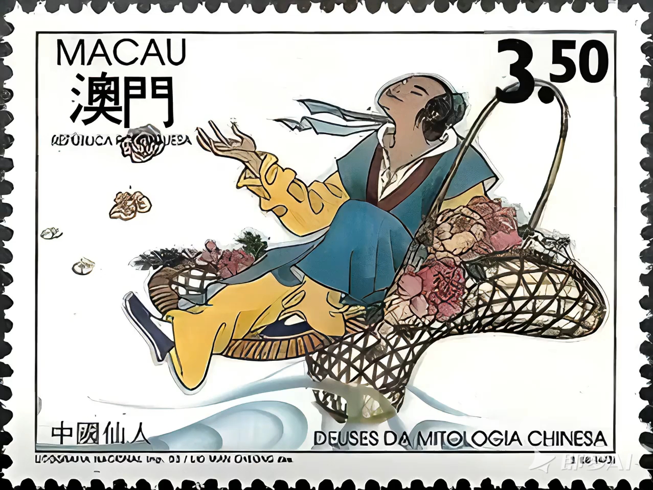 澳门八仙邮票欣赏《八仙过海》粤语版主题曲 演唱:奚秀兰