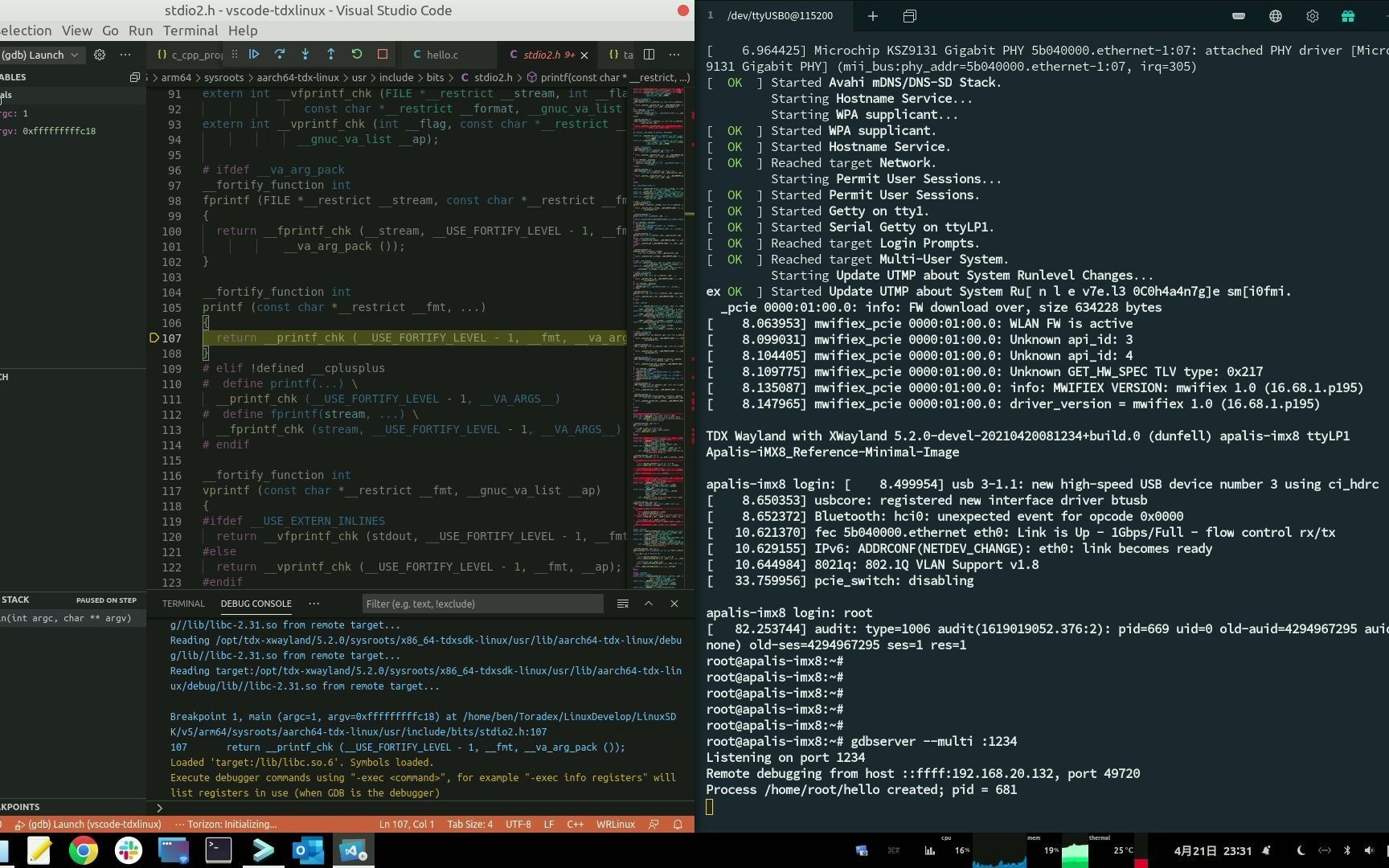 [图]Visual Studio Code 开发 Arm 嵌入式 Linux 应用