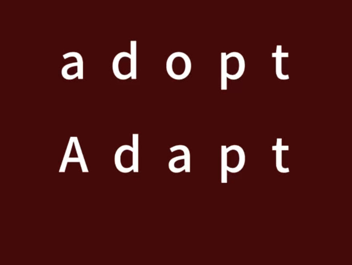 adopt adapt 记忆妙招 方法>努力|简单就是力量! #词根词缀 #词源 #单词速记 #英语哔哩哔哩bilibili