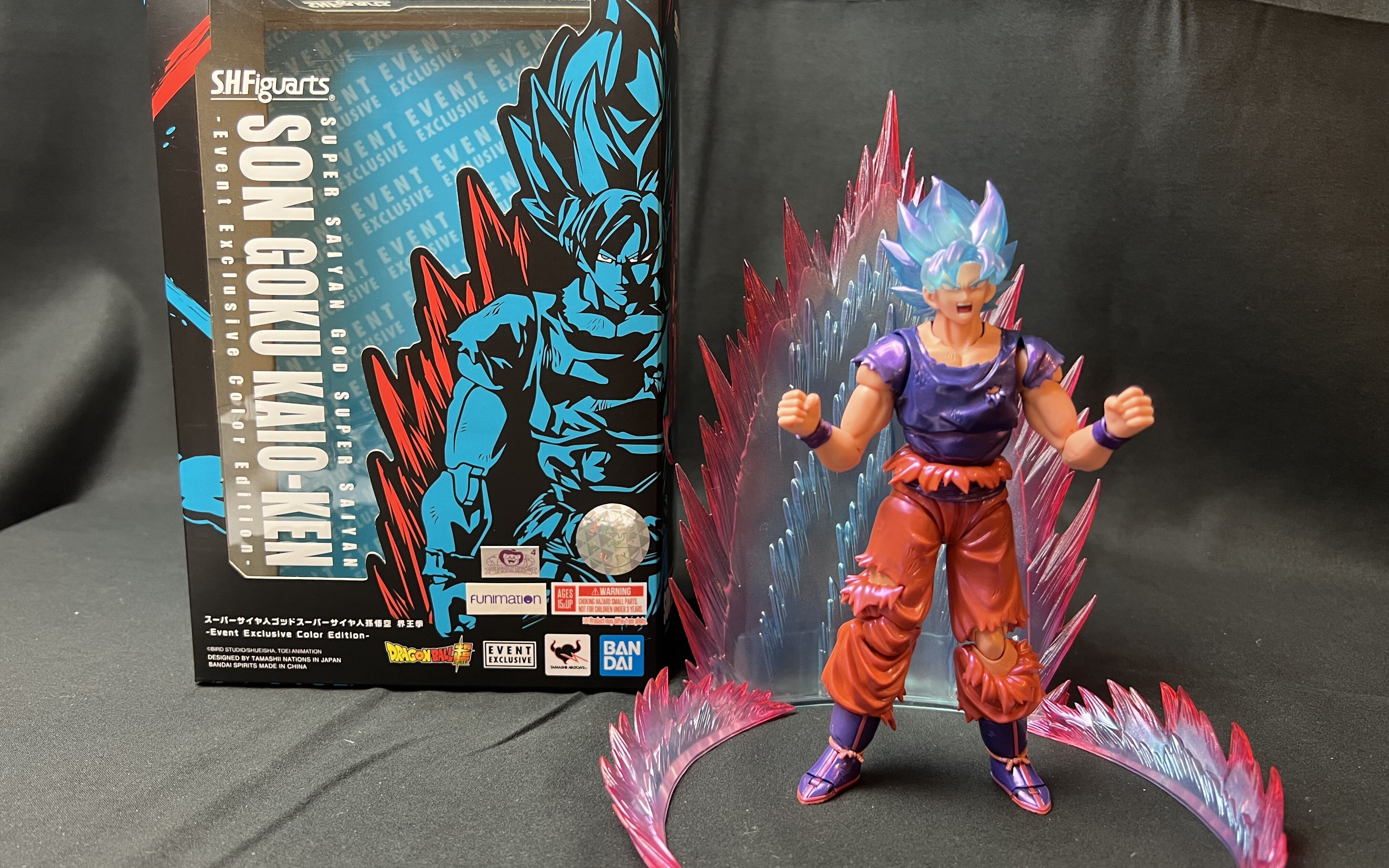 全站首发纽约漫展限定〗shf超蓝界王拳孙悟空开箱