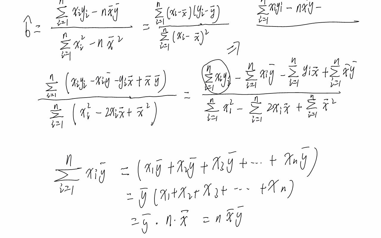 回归方程系数的推导哔哩哔哩bilibili
